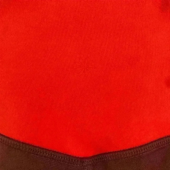 Athleta Tenacity 7/8 Leggings Powerlift Pull On High Rise Activewear Red Women S - Picture 9 of 12